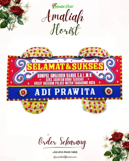 Papan Bunga Ucapan Selamat Kayoa